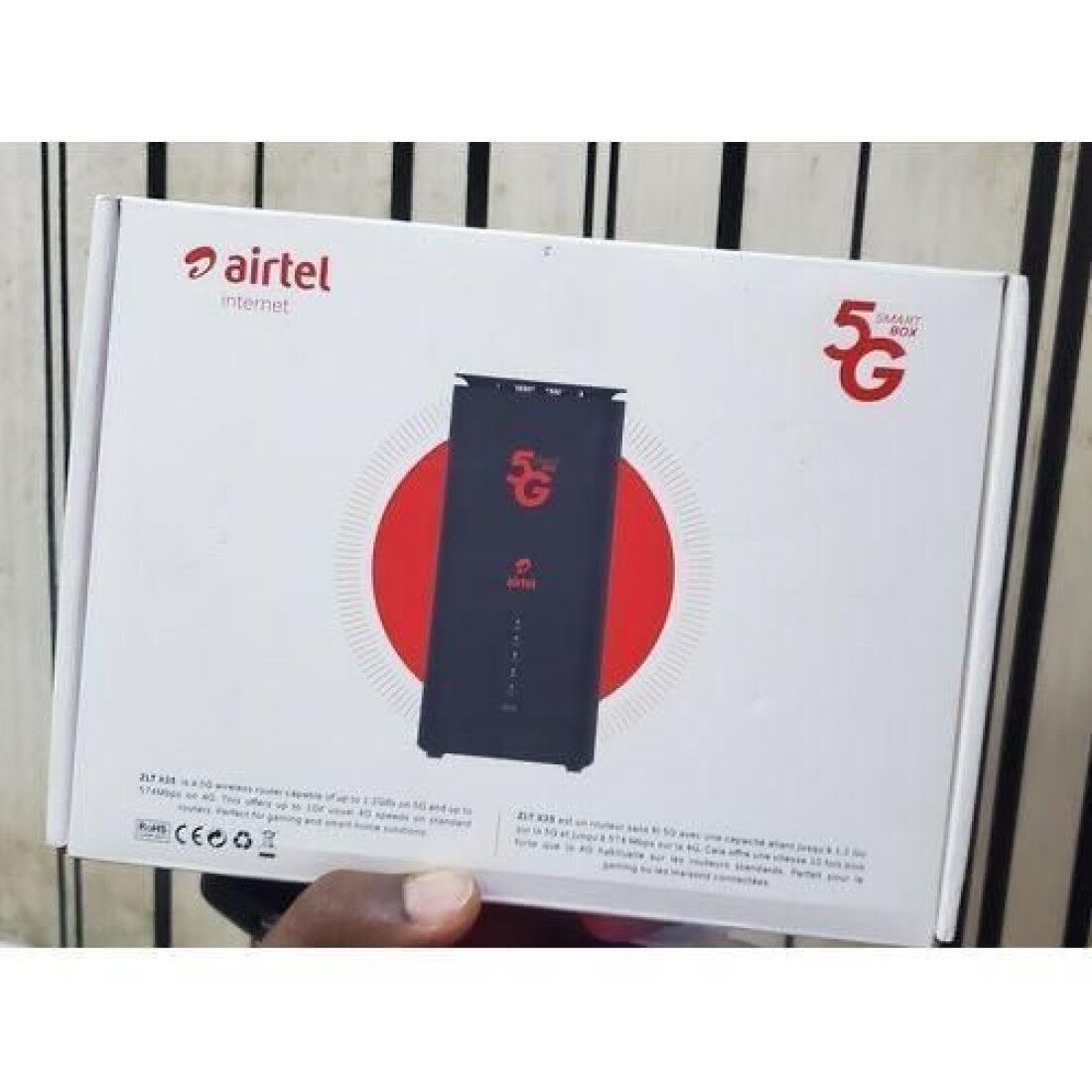 Airtel 5G LTE WiFi Router with SIM Card + 1-Month Unlimited Browsing